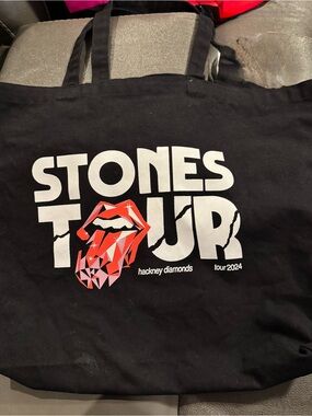 Rolling Stones Tote Bag from Hackney Diamonds Tour 2024